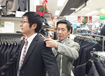 紳士服販売