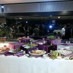 アパレルメーカーさんの事務所移転パーティーに出席