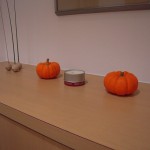 かぼちゃの飾り物が加わりました